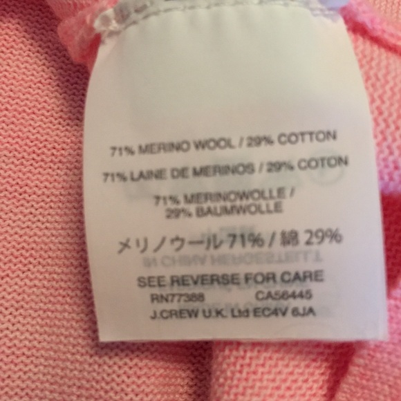 J. Crew Merino Wool Blend Crew Neck Sweater XXS - Picture 4 of 4
